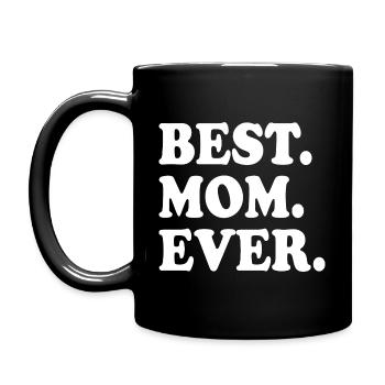 Best mom ever - Full Colour Mug - black - Left