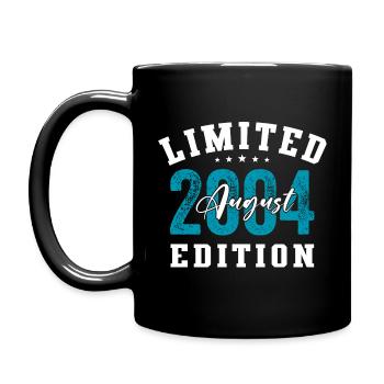 20th Birthday Original August 2004 Year 2004 - Full Colour Mug - black - Left
