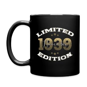 85th Birthday Original November 1939 Volume 39 - Full Colour Mug - black - Left