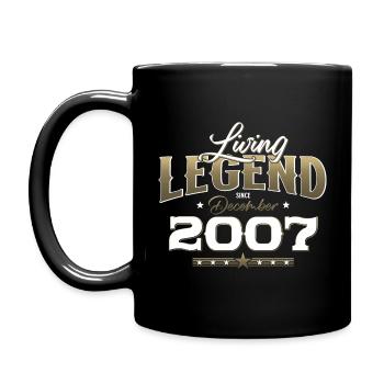 17th Birthday Legend December 2007 Volume 07 - Full Colour Mug - black - Left