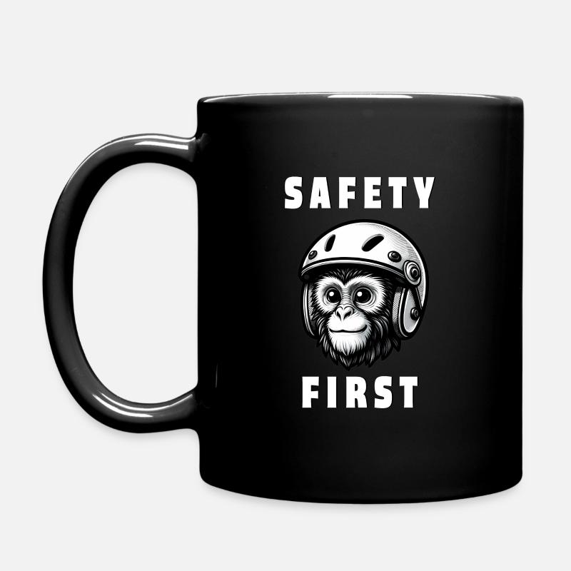 Singe de sécurité - Mug uni - noir