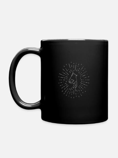 Regarder à l’intérieur - Mug uni - noir