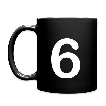 6 - Tasse einfarbig - Schwarz - Links