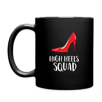 Red High Heels - High Heels Squad - Full Colour Mug - black - Left