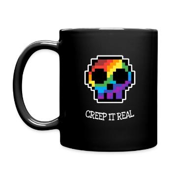 Creep it real - Full Colour Mug - black - Left