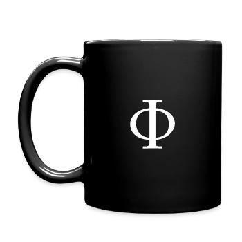 PHI WIE PHILOSOPH - Tasse einfarbig - Schwarz - Links