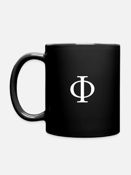 PHI WIE PHILOSOPH - Tasse einfarbig - Schwarz