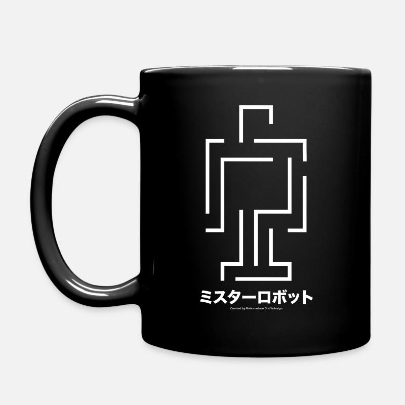 M. Roboto Original Blanc - Mug uni - noir