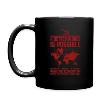 Un monde meilleur 2 - Mug uni - noir - Gauche