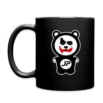 Jokerpanda - Tasse einfarbig - Schwarz - Links