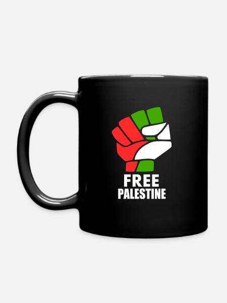 Free palestine - Mug uni - noir