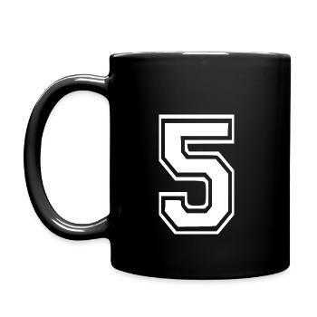 5 - Tasse einfarbig - Schwarz - Links
