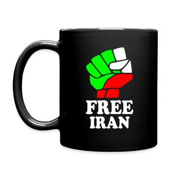 Free iran - Full Colour Mug - black - Left