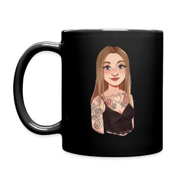 Lunikax - Tasse einfarbig - Schwarz - Links