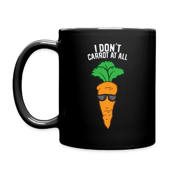 Carotte - Je ne carotte pas du tout - Mug uni - noir - Gauche