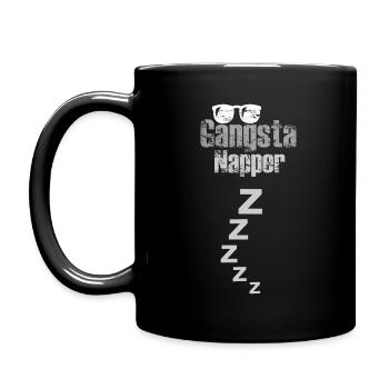 Gangsta Napper - Mug uni - noir - Gauche