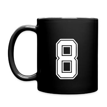 8 - Tasse einfarbig - Schwarz - Links