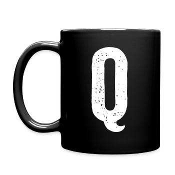 Q-Brief - Tasse einfarbig - Schwarz - Links