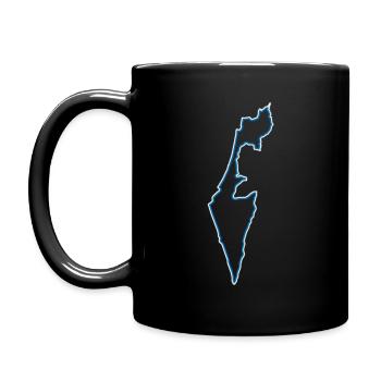 Israel - Tasse einfarbig - Schwarz - Links