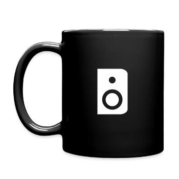 Decibelvibe - Derivative products - S White Design - Full Colour Mug - black - Left