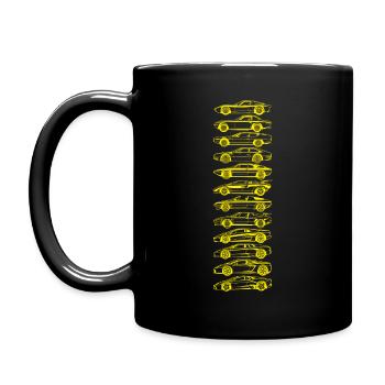 Lambo évolution - Mug uni - noir - Gauche