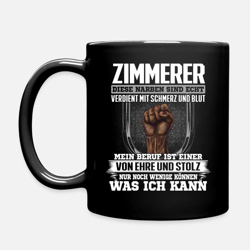 ZIMMERER - Ehre und Stolz - Tasse einfarbig - Schwarz