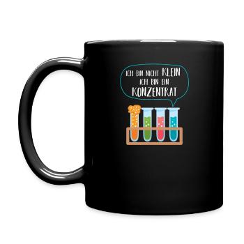 Ich bin nicht klein ich bin ein konzentrat - Tasse einfarbig - Schwarz - Links