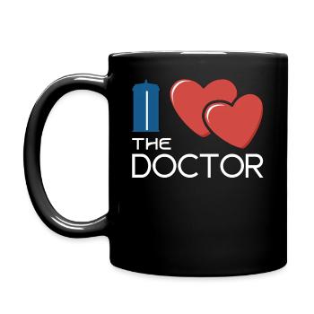 Love doctor heart - Full Colour Mug - black - Left