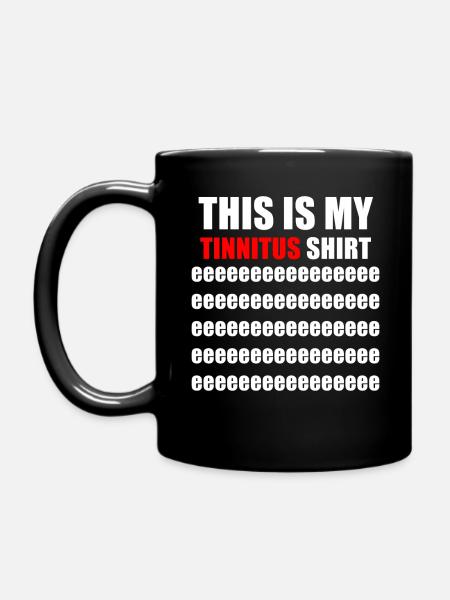 tinnitus - Full Colour Mug - black