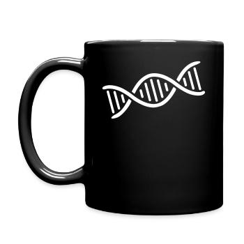 DNA logo - Full Colour Mug - black - Left