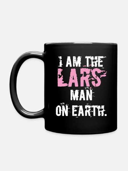 Der skandinavische Name Lars - Geburtstagsgeschenk - Tasse einfarbig - Schwarz