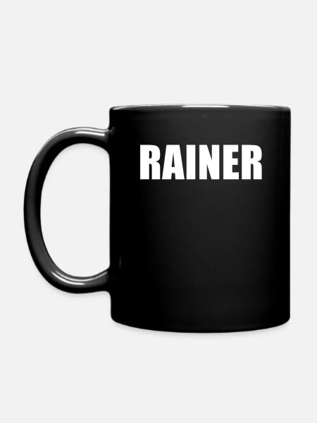 Rainer - Tasse einfarbig - Schwarz
