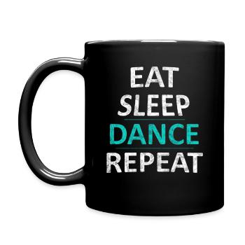 Dance - Tasse einfarbig - Schwarz - Links