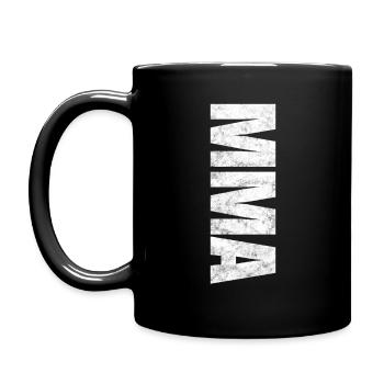 Mixed Martial Arts - Tasse einfarbig - Schwarz - Links