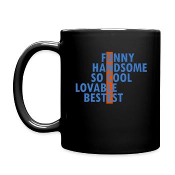 Funny Uncle Gift for Best Uncle - Full Colour Mug - black - Left
