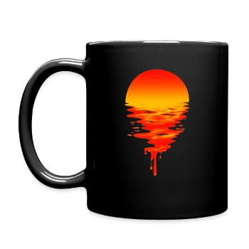 Melting Sun - Melting Sun. - Full Colour Mug - black - Left