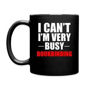 Buchbinder Buchbinderei Buchherstellung Gift - Full Colour Mug - black - Left