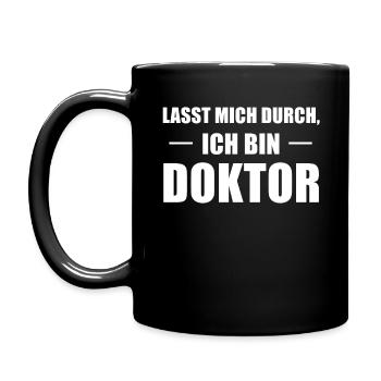 Doctor Doctorate Doctorate Saying Gift - Full Colour Mug - black - Left