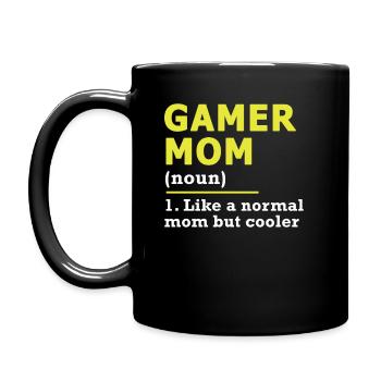 Gamer Mom Gaming Mom Gift - Mug uni - noir - Gauche