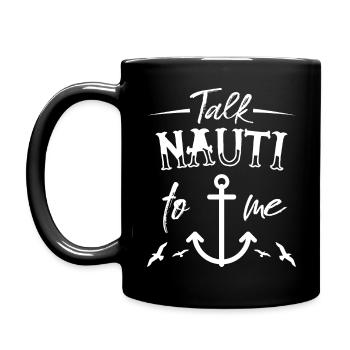 Parlez-moi à Nauti - Mug uni - noir - Gauche