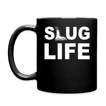 Slug life - Full Colour Mug - black - Left
