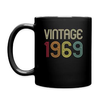 Vintage Retro 1969 53ème cadeau d’anniversaire - Mug uni - noir - Gauche