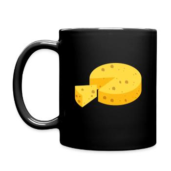 Fromage - Mug uni - noir - Gauche