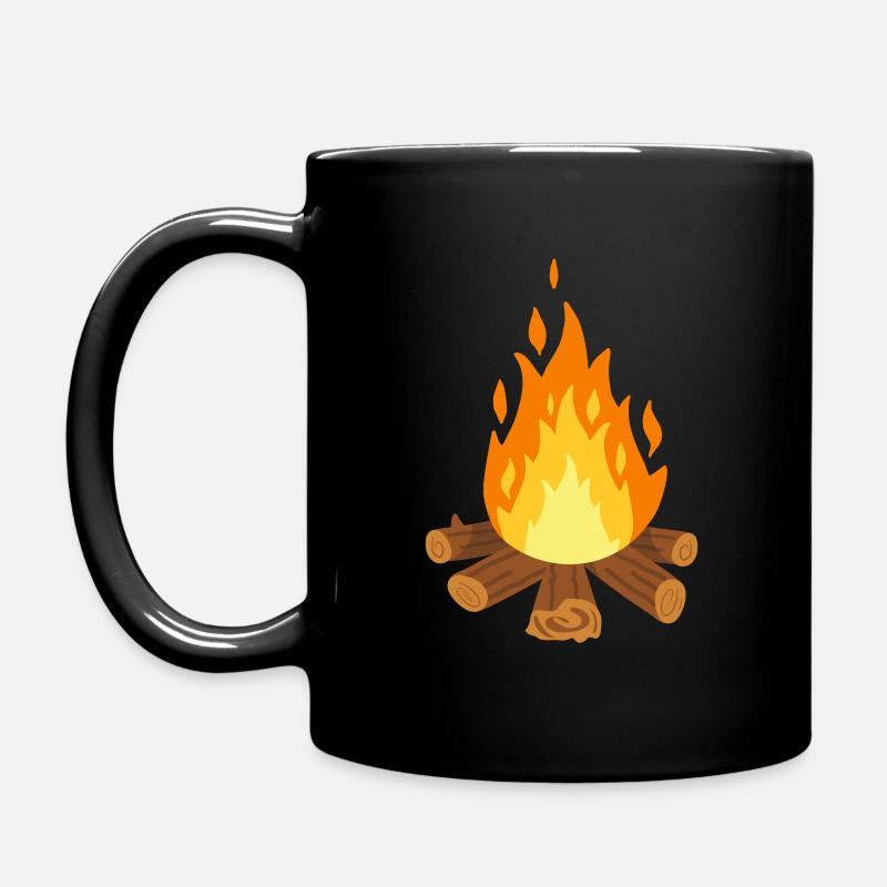 feu de camp - Mug uni - noir