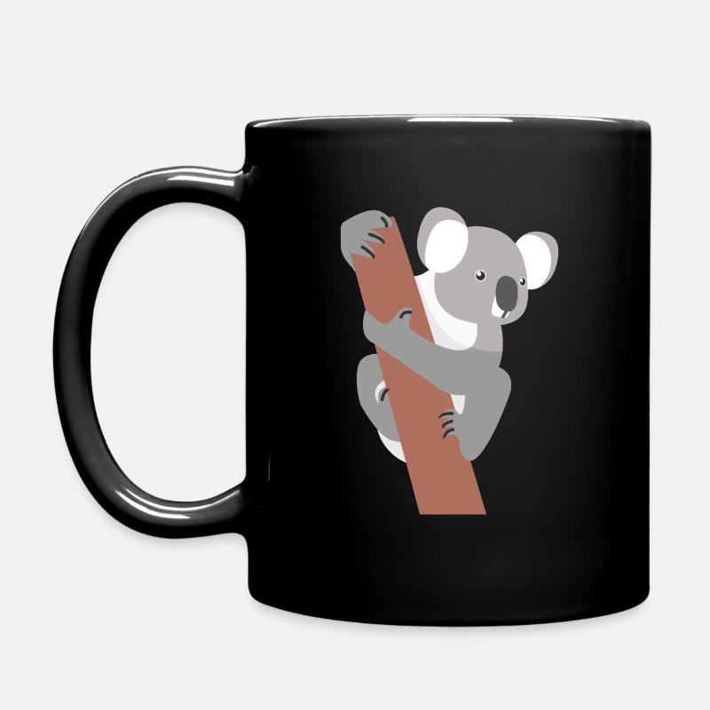 Koala - Tasse einfarbig - Schwarz