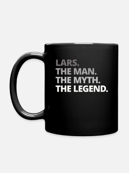 Lars Name Spruch Geschenk - Tasse einfarbig - Schwarz