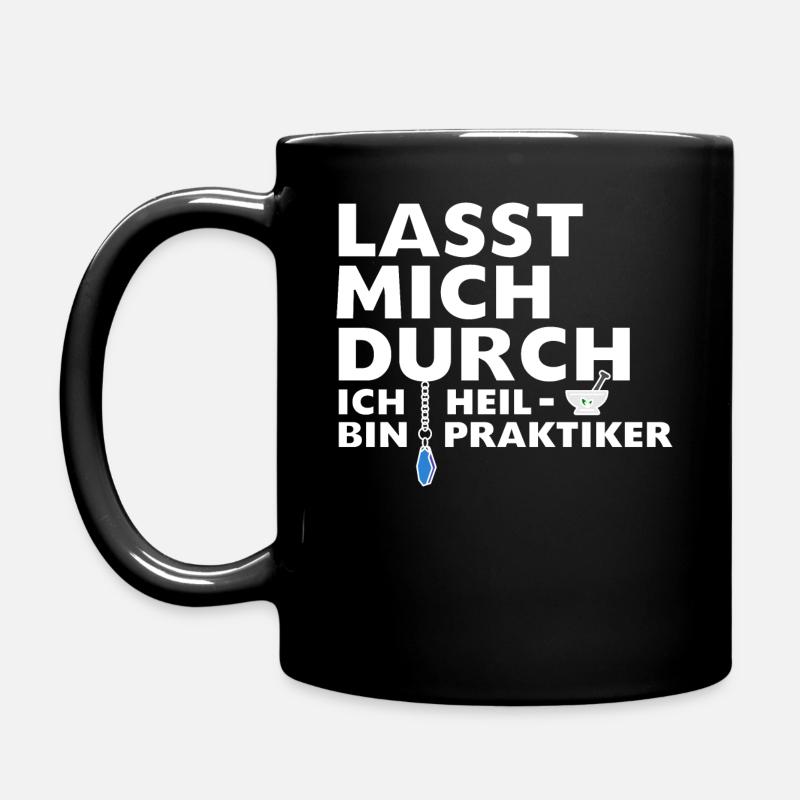 Heilpraktiker - Tasse einfarbig - Schwarz