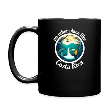 Costa Rica Südamerika Jungle Urlaub Reisen Tropen - Tasse einfarbig - Schwarz - Links