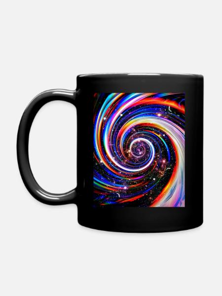 Zeitreise - Tasse einfarbig - Schwarz