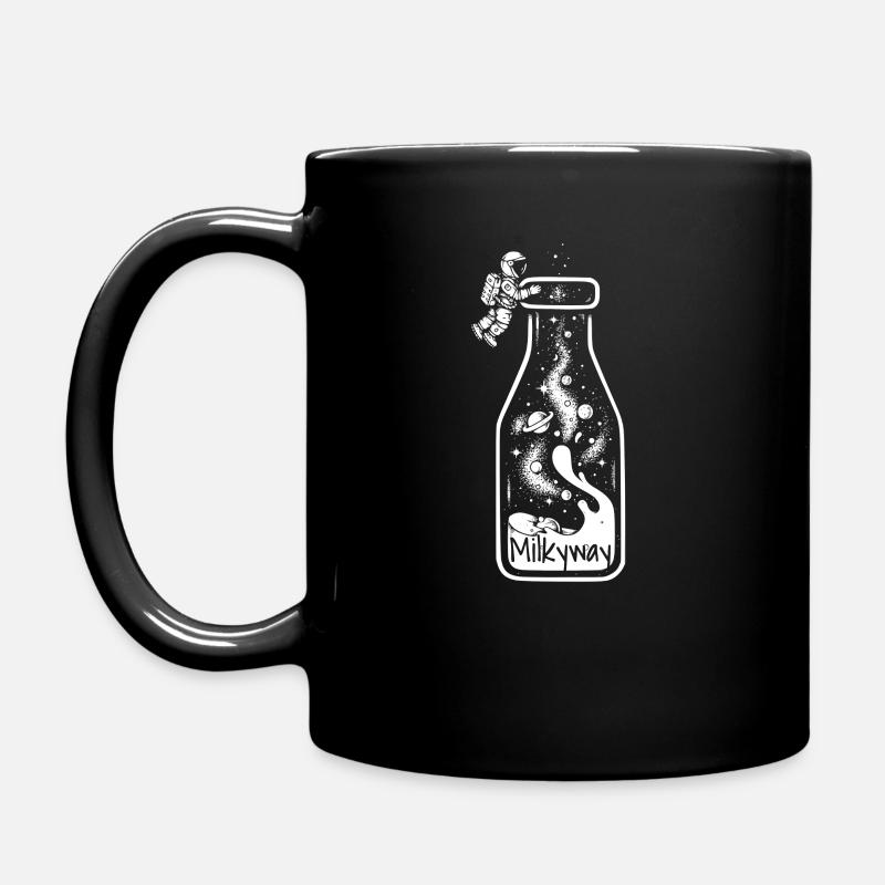 Milkyway Cartoon Milky Way Galaxy Universe - Full Colour Mug - black